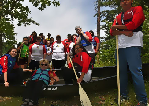 LEECH LAKE TRIBAL COLLEGE EARTH SYSTEMS CAMP PARTICIPANTS