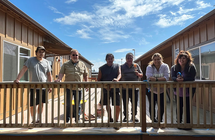 TCU construction students